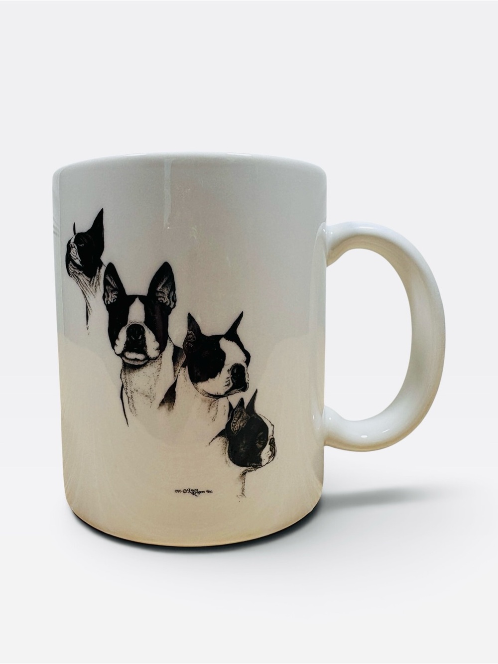 Boston Terrier White Ceramic Coffee Tea Mug
